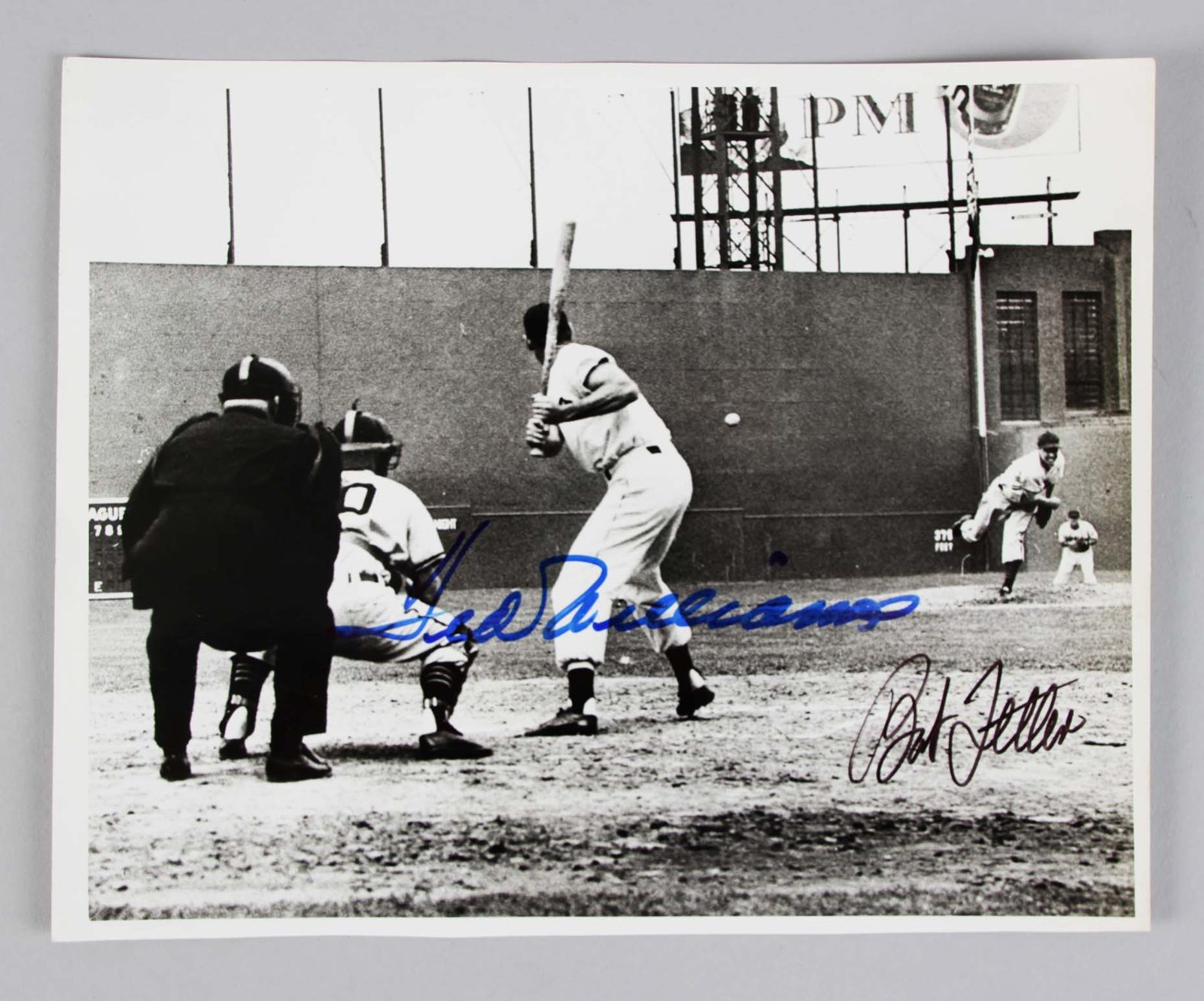 Red Sox- Ted Williams & Indians – Bob Feller Signed 8×10 Press Wire Photo –  JSA – Memorabilia Expert