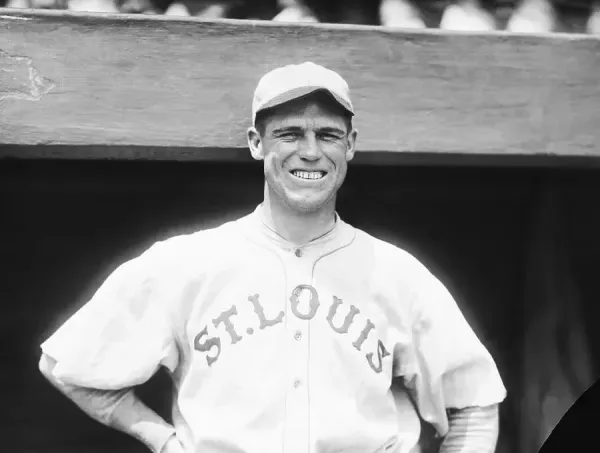 George Sisler Print: 1920 Baseball Portrait. Art Prints, Posters & Puzzles from Fine Art Storehouse