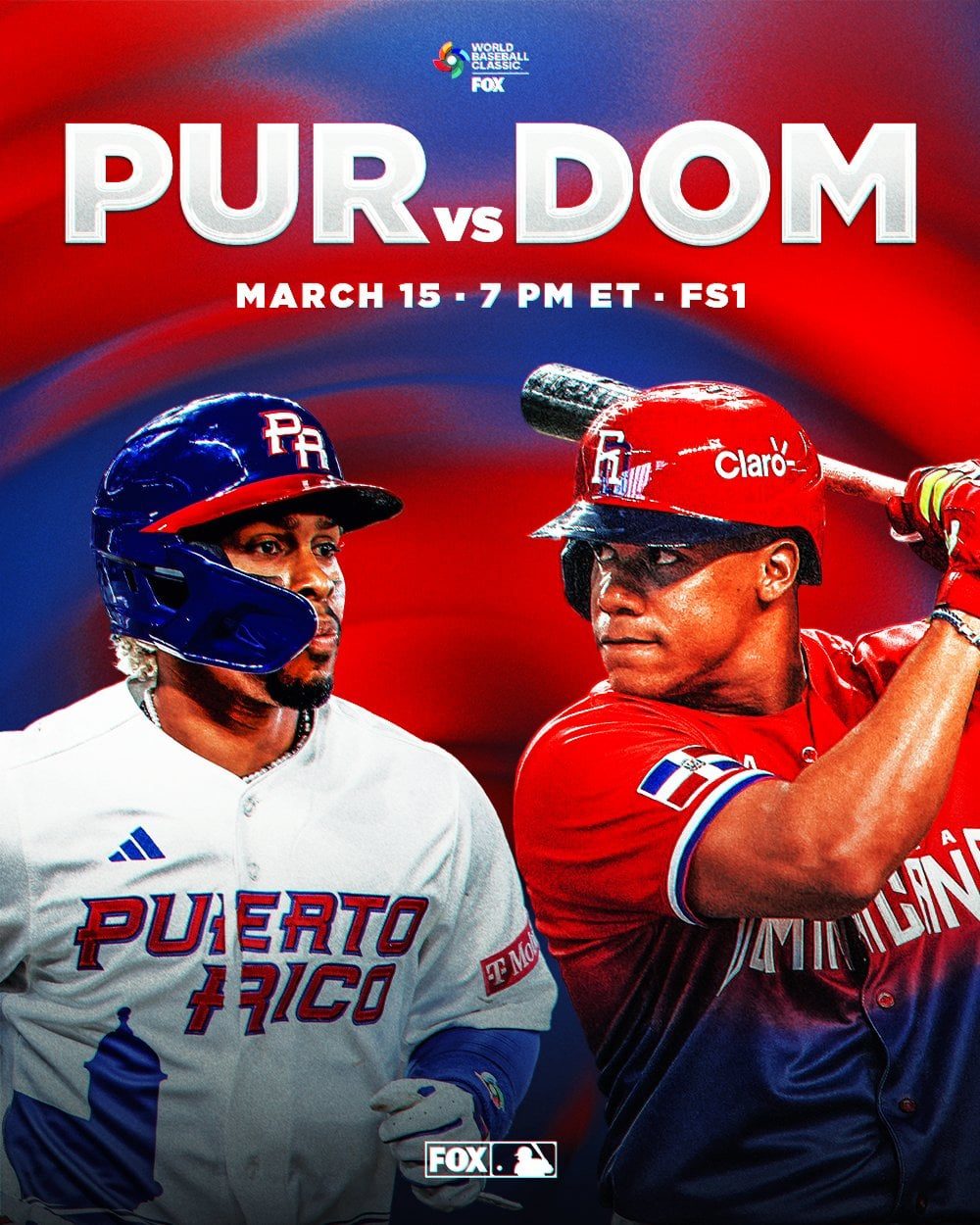Tomorrow the biggest rivalry: Team DR vs Team PR, the loser gets eliminated and the winner advances : r/baseball