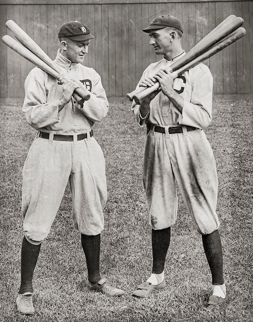 Ty Cobb and Joe Jackson, 1913 - Historical Pix