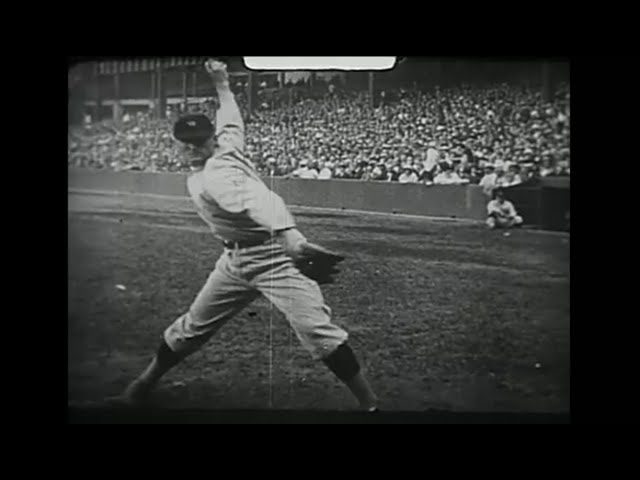 Walter Johnson: 1924 - 1925 High-Speed Camera Pitching Footage Multiple  Angles